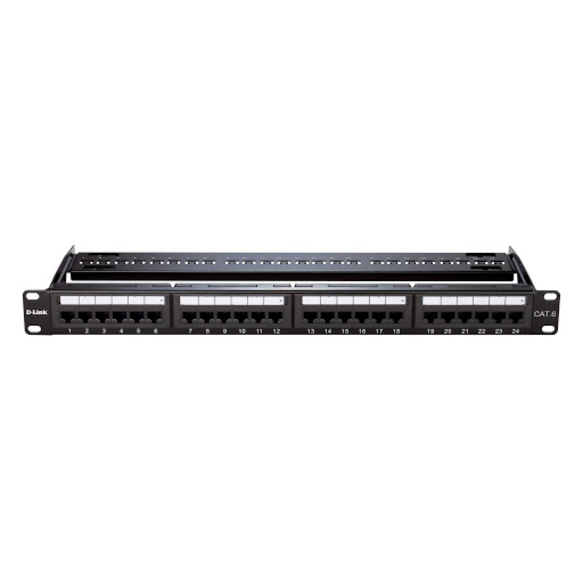 D-Link 24-Port Cat6 UTP Loaded Patch Panel